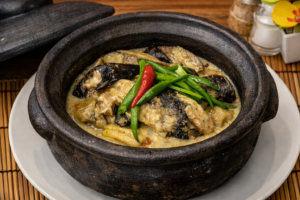 Tilapia sa gata coconut milk dish at Jewel Cafe and Restaurant in Barretto, Olongapo